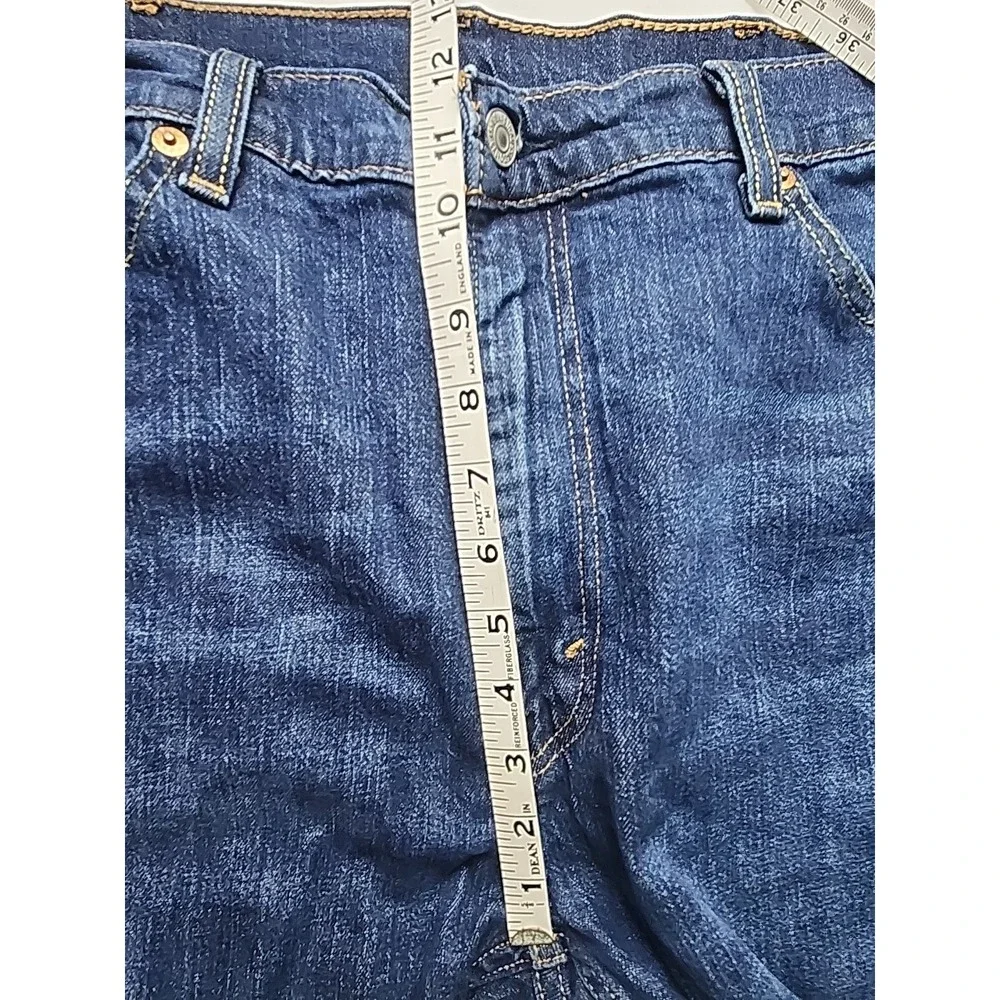 Levi's 505 Blue Jeans Men's 38x30 Straight Dark Wash‎ Retro Classic Western EUC